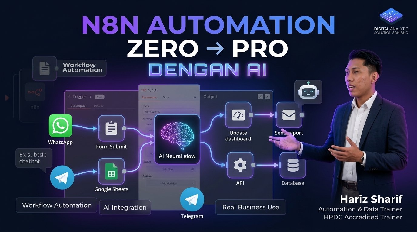 n8n Automation: Dari Zero ke Pro dengan AI