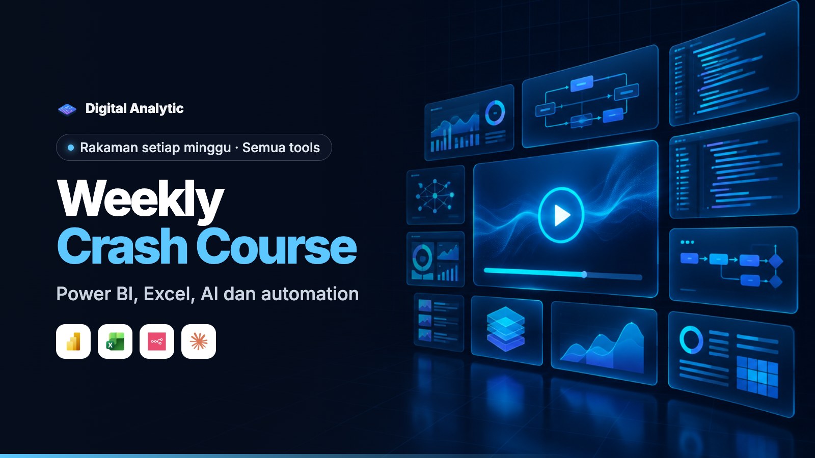 Weekly Crash Course: Rakaman Semua Tools